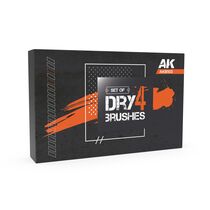 Set de pinceaux Dry Brush AK Interactive AKB103 – Pinceaux brossage à sec