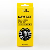 Outils de modélisme : Jeu de 9 scies - Heller 99028