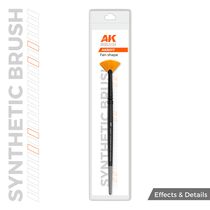 Accessoire de modélisme : Pinceau synthétique évantail - Ak interactive AKB017