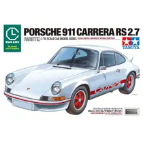 Maquette de voiture à clipser : Porsche 911 carrera RS 2.7 blanche 1/24 - Tamiya 28103