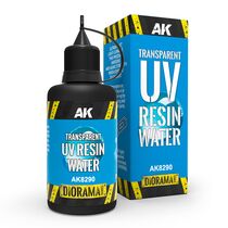 Décors miniatures : Résine UV transparante 30ml - Ak interactive 8290