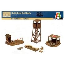 Batiments Champ Bataille - Décors militaires - 1/72 - Italeri 06130