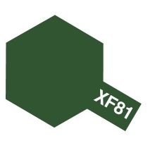 Tamiya 81781 - XF81 Vert foncé Mat : Peinture acrylique