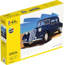 Maquette voiture de collection : Starter kit Citroen 15 CV 1/8 - Heller 56799