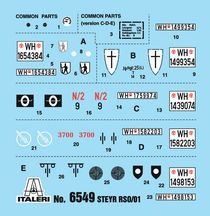Maquette militaire : Steyr rso/01 et soldats allemands - 1:35 - Italeri 06549 6549 - france-maquette.fr