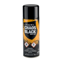 Games Workshop - Chaos Black Spray Paint (Uk/Row) - 62-02