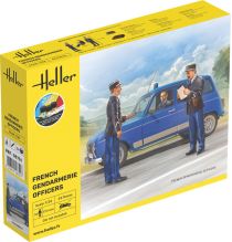 Figurines : Starter Kit Officiers de police français 1/24 - Heller 58751