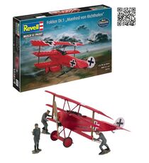 Maquette avion militaire : Fokker Dr.I "Richthofen" WWI - 1:28 - Revell 04744 4744