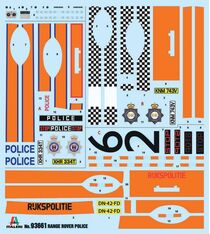 Maquette voiture : Range Rover Police 1/24 - Italeri 93661