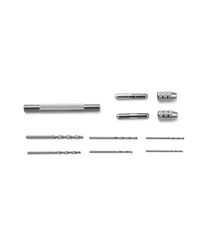 Outils de modélisme : Mini perceuse manuelle à double mandrin et 6 forets - Artesania 27018-2