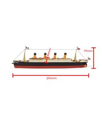 Maquette de paquebot : Titanic au 1/1000 - Artesania 17003