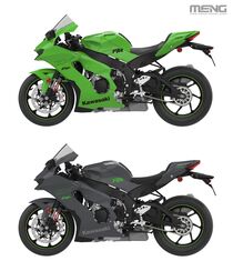 Maquette moto : Kawasaki ZX-10RR pré-peinte 1/9 - MENG MT008S
