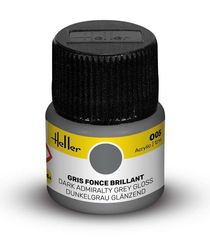 Peinture Acrylic 005 gris fonce brillant - Heller 005