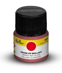 Peinture Acrylic 019 rouge vif brillant - Heller 019