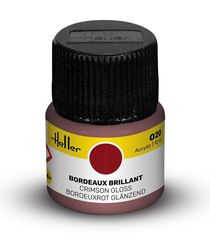 Peinture Acrylic 020 bordeaux brillant - Heller 020