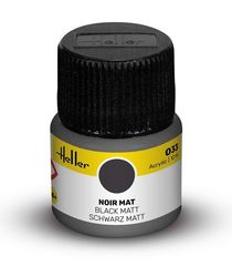 Peinture Acrylic 033 noir mat - Heller 033