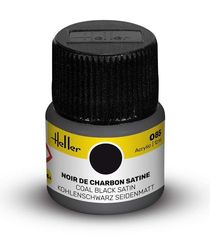 Peinture Acrylic 085 noir de charbon satine - Heller 085