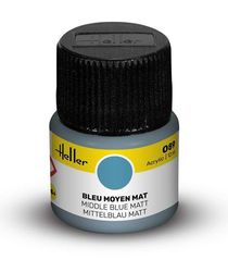 Peinture Acrylic 089 bleu moyen mat - Heller 089