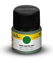 Peinture Acrylic 101 vert moyen mat - Heller 101