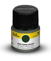 Peinture Acrylic 116 vert fonce us mat - Heller 116