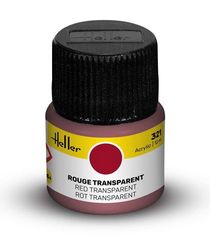 Peinture Acrylic 321 rouge transparent - Heller 321