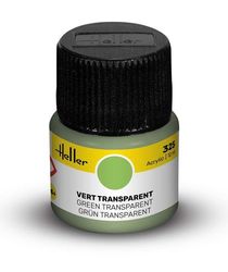 Peinture Acrylic 325 vert transparent - Heller 325