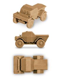 Maquette militaire : Automitrailleuse Daimler Dingo Mk.I - 1/100 - Zvezda 6229 06229