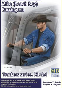 Figurine de conducteur de camion : Mike Barringto 1/24 - MasterBox 24044