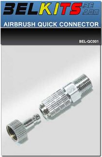 Accessoires modélismes : Connecteur rapide pour aérographe - Belkits QC001