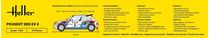 Maquette voiture : Peugeot 205 EV 2 1/24 - Heller 80716