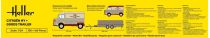 Maquette voitures : Citroen HY + Goods Trailer 1/24 - Heller 50331