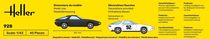 Maquette automobile : Porsche 928 1/43 - Heller 80149