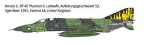 Maquette militaire US : RF-4 C/E Phantom II au 1/72 - Italeri 01477 1477