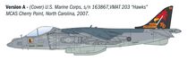 Maquette d'un chasseur militaire miltirôle : AV-8B Harrier II 1/72 - Italeri 90193