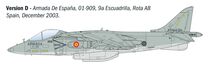Maquette d'un chasseur militaire miltirôle : AV-8B Harrier II 1/72 - Italeri 90193