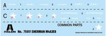 Coffret de modélisme militaire US : Starter set M4A3E8 Sherman Fury 1/56 - Italeri 75001