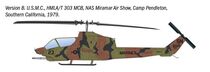 Maquette d'hélicoptère : AH-1T Sea Cobra au 1/48 - Italeri 90835