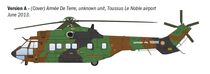 Maquette d'un hélicoptère militaire : AS332 Super Puma 1/72 - Italeri 91096