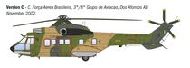 Maquette d'un hélicoptère militaire : AS332 Super Puma 1/72 - Italeri 91096