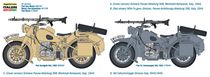 Maquette militaire : BMW R75 Sidecar - 1:9 - Italeri 07403