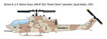 Maquette militaire US : AH-1W Super Cobra 1/72 - Italeri 90160