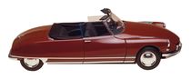 Maquette voiture de collection : Starter Kit Citroen DS 19 Cabriolet 1/16 - Heller 56796