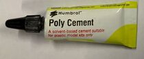 Colle maquette modélisme : Tube Poly Cement 5 ml - Humbrol AE5000W