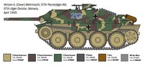 Maquette de char allemand : Jagdpanzer 38(t) Hetzer 1/35 - Italeri 96531
