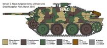 Maquette de char allemand : Jagdpanzer 38(t) Hetzer 1/35 - Italeri 96531