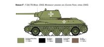 Maquette militaire : Premium édition T-34/76 Model 1943 Première version 1/35 - Italeri 6570