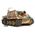 Maquette char d'assaut : Panzer III DAK et équipage - 1/35 - Tamiya 32405