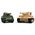 Maquette militaire : Classic Conflict Tiger 1 vs Sherman Firefly - 1:72 - Airfix 050186 50186 - france-maquette.fr