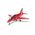 Maquette avion militaire : Small Beginners Set Red Arrows Hawk - 1:72 - Airfix 55002