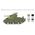 Maquette militaire : M4A2 Sherman U.S. Marine Corps - 1:35 - Italeri 06583 6583 - france-maquette.fr